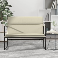  Bench Cream 100x64x80 cm Faux Leather
