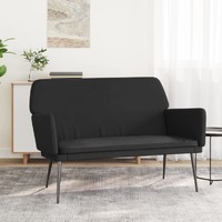  Bench Black 108x79x79 cm Velvet