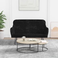  Bench Black 110x76x80 cm Velvet