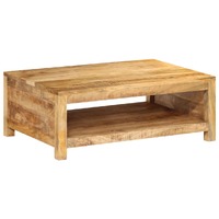  Coffee Table 80x55x30 cm Solid Wood Mango