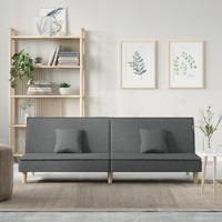  Sofa Bed Dark Grey Fabric