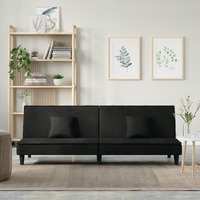  Sofa Bed Black Velvet