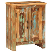  Sideboard with 2 Doors 55x30x70 cm Solid Wood Reclaimed