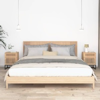  Bedside Cabinets 2 pcs 40x30x55.5 cm Engineered Wood&amp;Iron