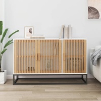  Sideboard White 105x30x65 cm Engineered Wood
