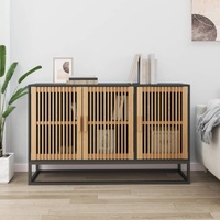  Sideboard Black 105x30x65 cm Engineered Wood