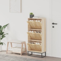  Shoe Cabinet 52x25x120 cm Engineered Wood