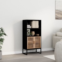  Highboard Black 60x35x125 cm Engineered Wood