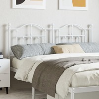  Metal Headboard White 152 cm Queen