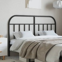  Metal Headboard Black 152 cm Queen