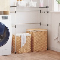  Laundry Baskets 2 pcs Water Hyacinth