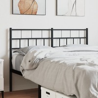  Metal Headboard Black 152 cm Queen