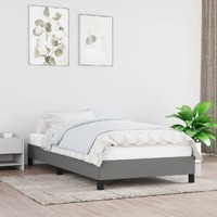  Bed Frame without Mattress Dark Grey King Single Fabric