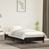  Bed Frame without Mattress Black King Single Velvet