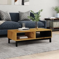  Coffee Table FLAM 100x50x32.5 cm Solid Wood Pine