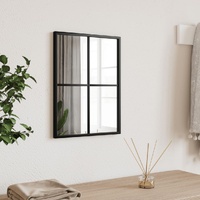  Wall Mirror Black 30x40 cm Rectangle Iron