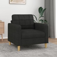  Sofa Chair Black 60 cm Fabric