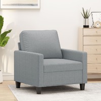  Sofa Chair Light Grey 60 cm Fabric
