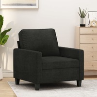  Sofa Chair Black 60 cm Fabric