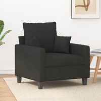  Sofa Chair Black 60 cm Fabric