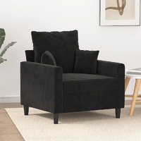  Sofa Chair Black 60 cm Velvet