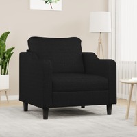  Sofa Chair Black 60 cm Fabric