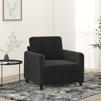  Sofa Chair Black 60 cm Velvet