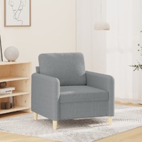  Sofa Chair Light Grey 60 cm Fabric