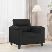  Sofa Chair Black 60 cm Faux Leather