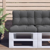  Pallet Cushion Anthracite 50x40x12 cm Fabric