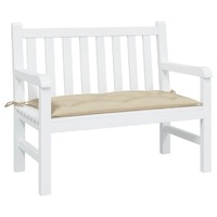  Garden Bench Cushion Beige 100x50x7 cm Oxford Fabric
