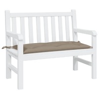  Garden Bench Cushion Taupe 100x50x7 cm Oxford Fabric