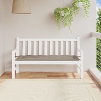  Garden Bench Cushion Taupe 150x50x7 cm Oxford Fabric