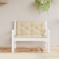  Garden Bench Cushions 2 pcs Beige 100x50x7 cm Oxford Fabric