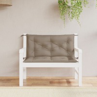  Garden Bench Cushions 2 pcs Taupe 100x50x7 cm Oxford Fabric