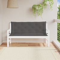  Garden Bench Cushions 2pcs Anthracite 150x50x7cm Oxford Fabric