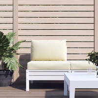  Pallet Cushions 2 pcs Cream White Oxford Fabric