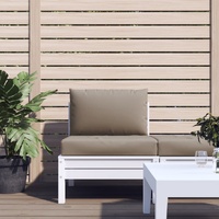  Pallet Cushions 2 pcs Taupe Oxford Fabric