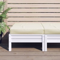  Pallet Cushion Cream 60x60x8 cm Oxford Fabric