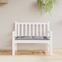  Garden Bench Cushion Grey 110x50x7 cm Oxford Fabric