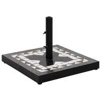  Parasol Base Black and White Square 12 kg