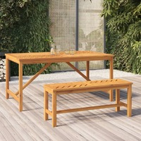  Garden Bench 110 cm Solid Wood Acacia