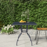  Garden Table Anthracite 80x80x72.5 cm Steel Mesh
