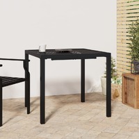  Garden Table Anthracite 80x80x72 cm Steel