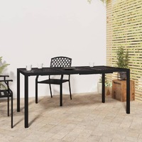  Garden Table Anthracite 165x80x72 cm Steel