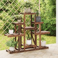  Flower Stand 110x25x96 cm Solid Wood Fir