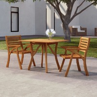  Garden Table 85x85x75 cm Solid Wood Acacia