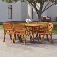  Garden Table 150x90x75 cm Solid Wood Acacia