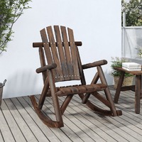  Garden Rocking Chair 69x96x101 cm Solid Wood Spruce
