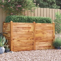  Garden Raised Bed 160x60x84 cm Solid Wood Acacia